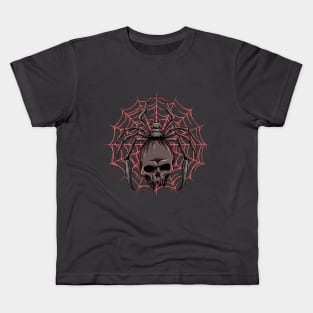 Spider Skull Kids T-Shirt